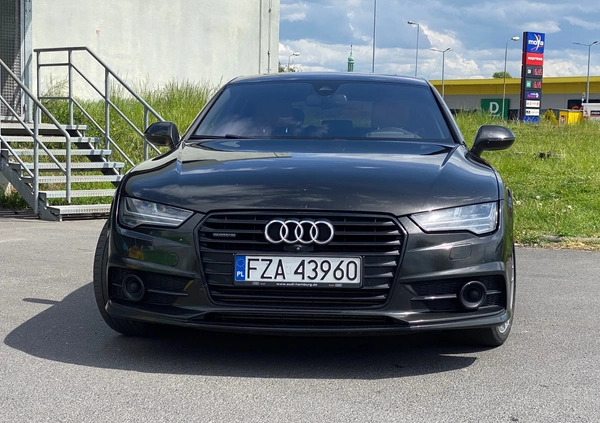 Audi A7 cena 109000 przebieg: 256000, rok produkcji 2015 z Żary małe 379